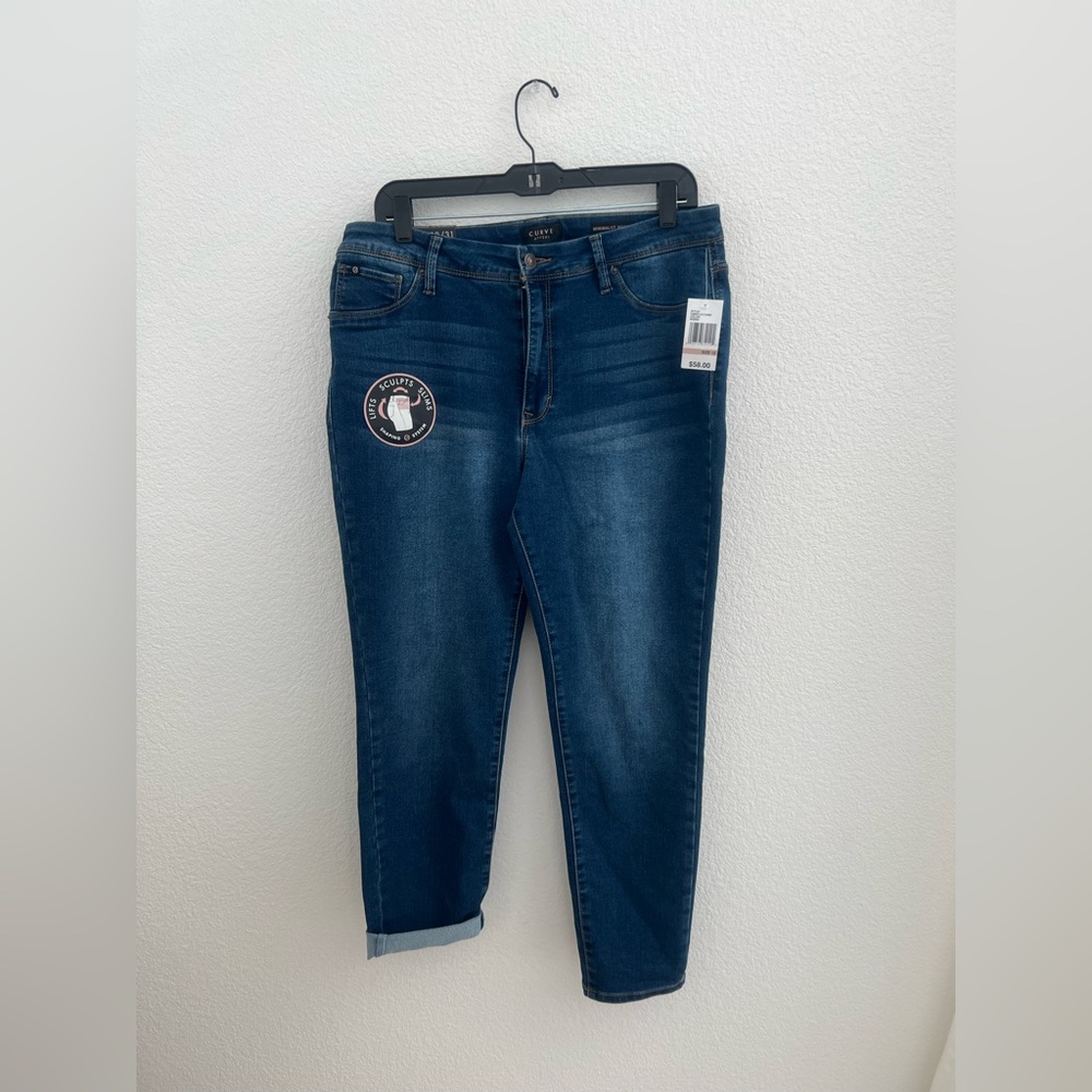 NEW Curve Women's Blue Jeggings